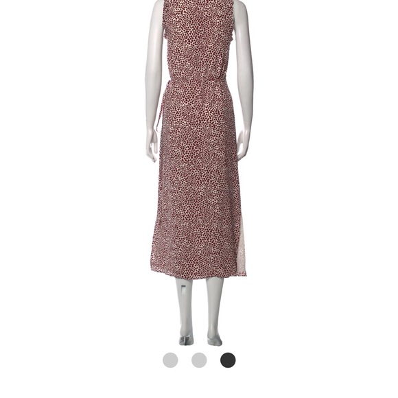 ANINE BING Silk Wrap Dress - LEAH WRAP - Wild Heart - Picture 5 of 10